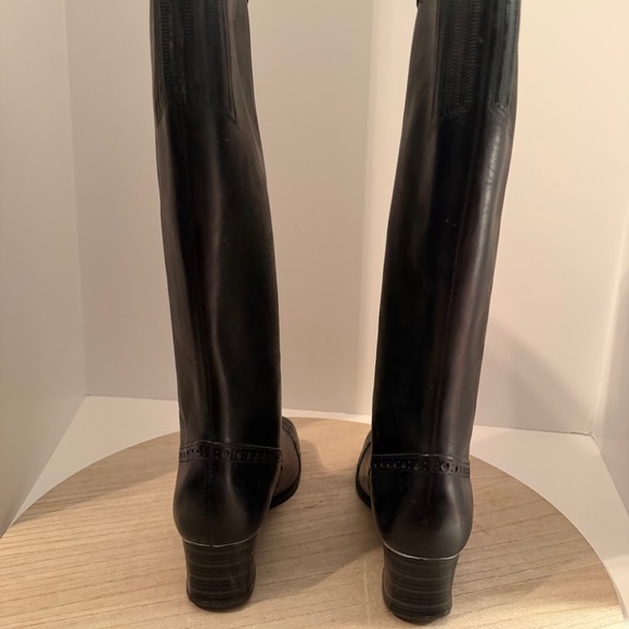 Vintage Stormgards Converse Women’s Rubber Riding Boots Black Waterproof Size 7 - Picture 4 of 8